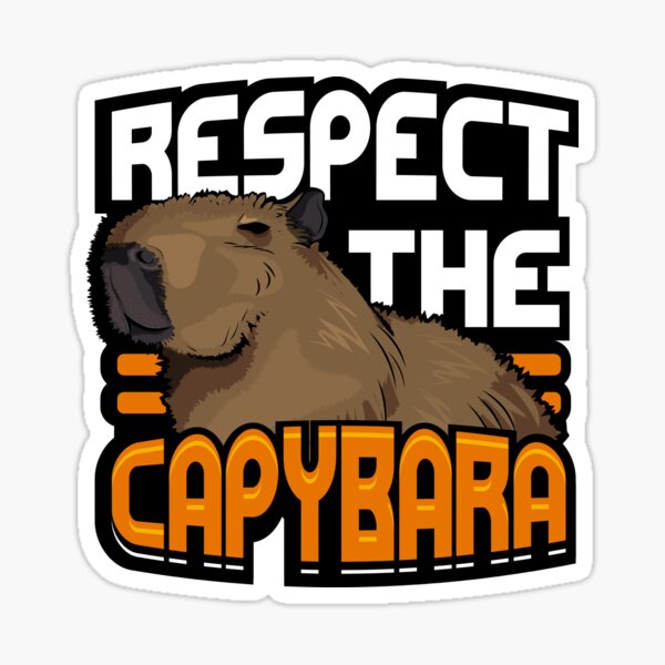 Cute funny capybara with a doughnut for capybara lovers Sticker for Sale  by Yarafantasyart in 2023