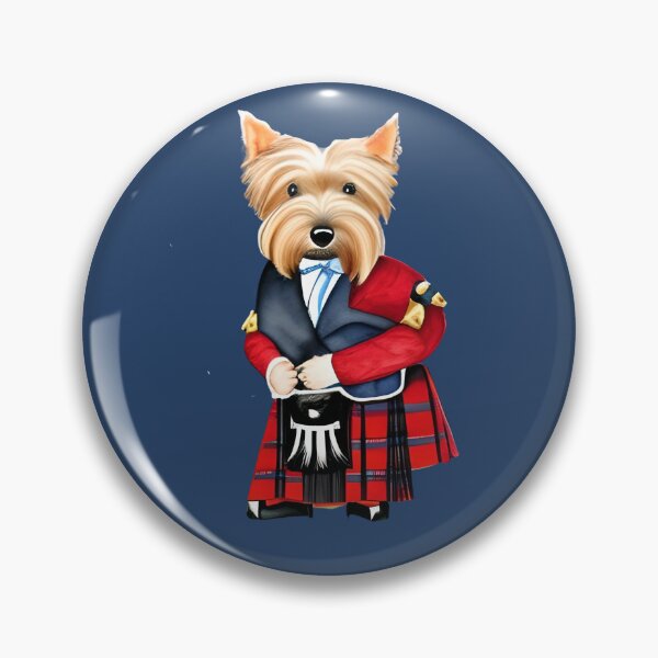 Artikelvorschau, Aquarell-Scottish-Terrier mit Kilt, lustiger schottischer Terrier, Scottie-Kunst entworfen und verkauft von Artsareus.