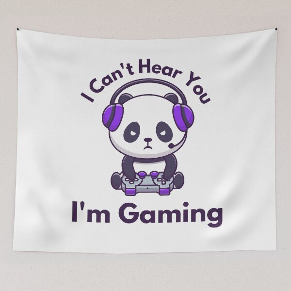 Item preview, I can't hear you I'm gaming  designed and sold by Katherine Winner.