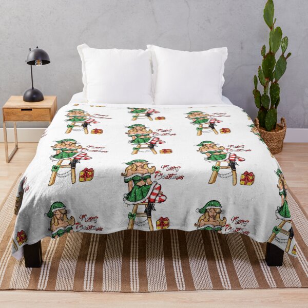 Aperçu de l'œuvre Mère Noël en vert Christmas Santa Fashion Girl créée et vendue par Jolly-Yosei.