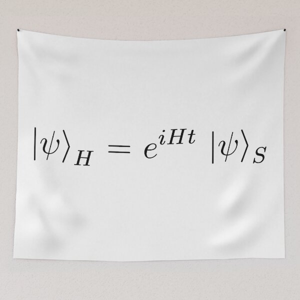 Item preview, Heisenberg and Schrodinger picture, quantum mechanics and physics designed and sold by NoetherSym.