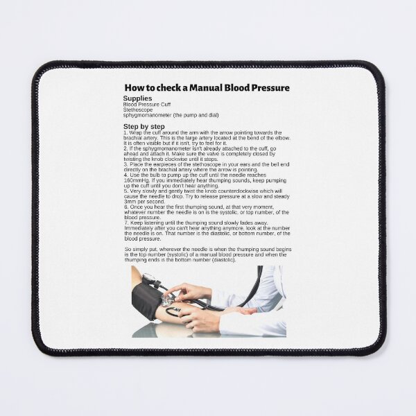 Item preview, How to Check a Manual Blood Pressure Instructions designed and sold by Caregiverology.