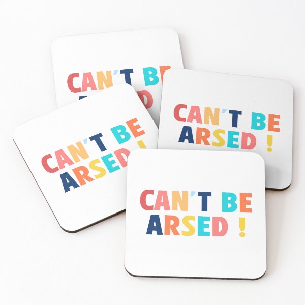Item preview, Can't be arsed! | Funny Typography Statement Quote designed and sold by MotivationSpark.