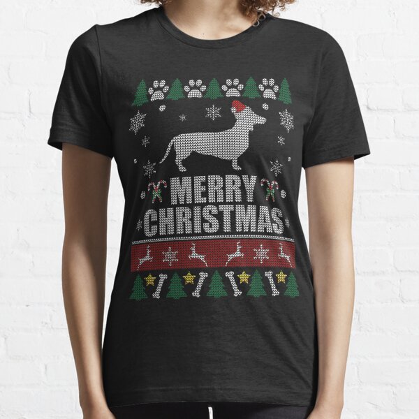 weiner dog christmas shirt