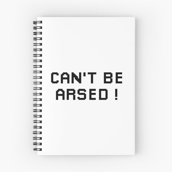Item preview, Can't be arsed! | Funny Typography Statement Quote designed and sold by MotivationSpark.