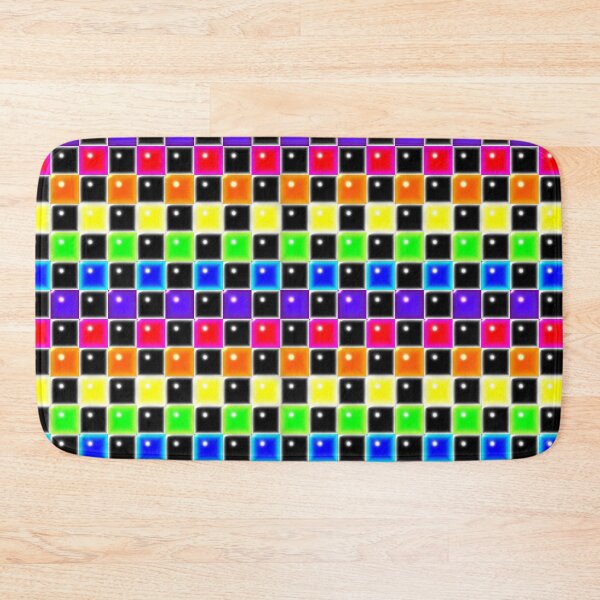 Item preview, Rainbow Pride Bubble Brick Checkerboard designed and sold by FalcoSkyWolf.