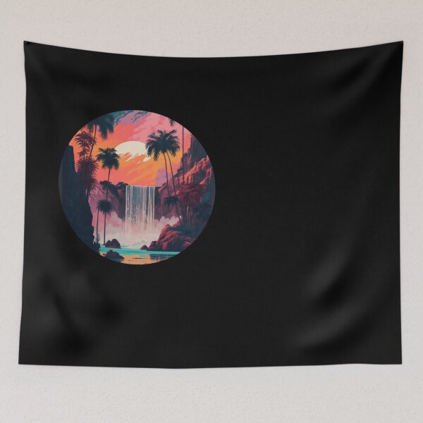 Item preview, Tropical Waterfall designed and sold by ParadiseSlice.
