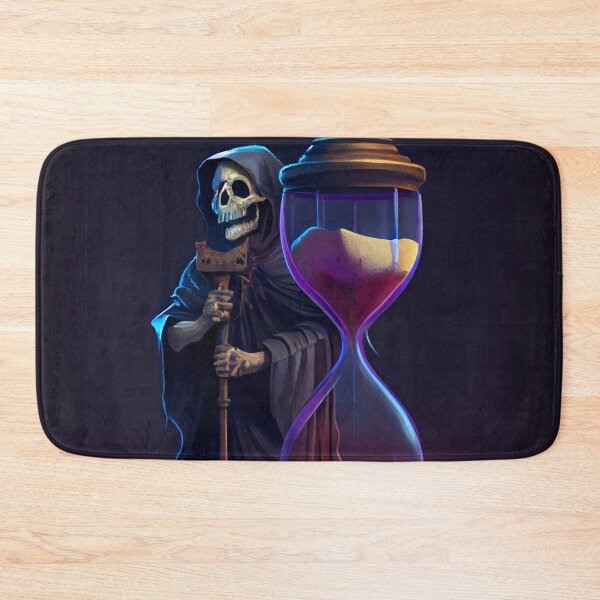 Item preview, Grim Reaper with an Hourglass Digital Painting designed and sold by CodeAndColors.