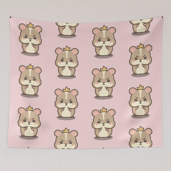 Item preview, Kneel Before the King  - cute little hamster  designed and sold by HappyDoodlen.