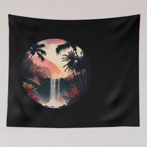 Item preview, Tropical Waterfall designed and sold by ParadiseSlice.