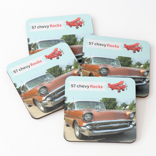 Item preview, 1957 classic chevy car and airplane designed and sold by LGMmugsdesign.