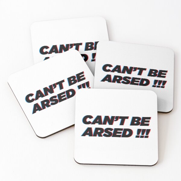 Item preview, Can't be arsed! | Funny Typography Statement Quote designed and sold by MotivationSpark.