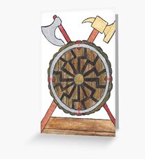 Asgeir Coat of Arms Greeting Card