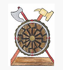Asgeir Coat of Arms Photographic Print