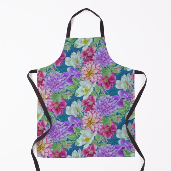 Item preview, Dahlia and Roses Seamless Pattern Design designed and sold by Tina Veenstra.
