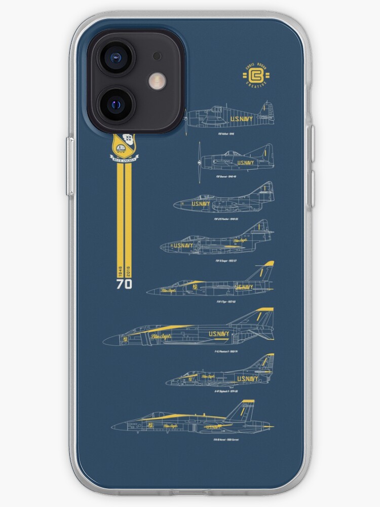 Blue Angels Chronology Blueprint Iphone Case Cover By Cbogancreative Redbubble