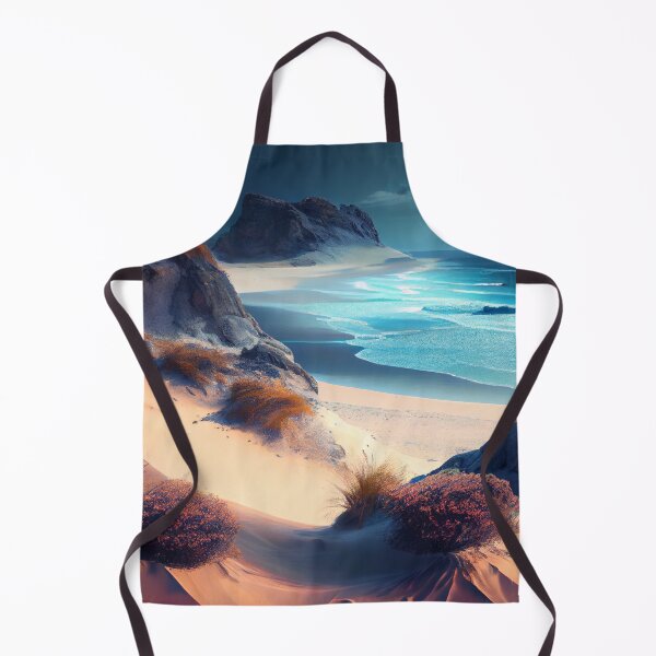 Item preview, Beautiful Ocean Storm on Beach Digital Painting designed and sold by CodeAndColors.