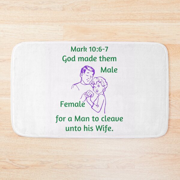 Item preview, Traditional Marriage ~ Mark 10:6-7 designed and sold by RhondaCGoins.