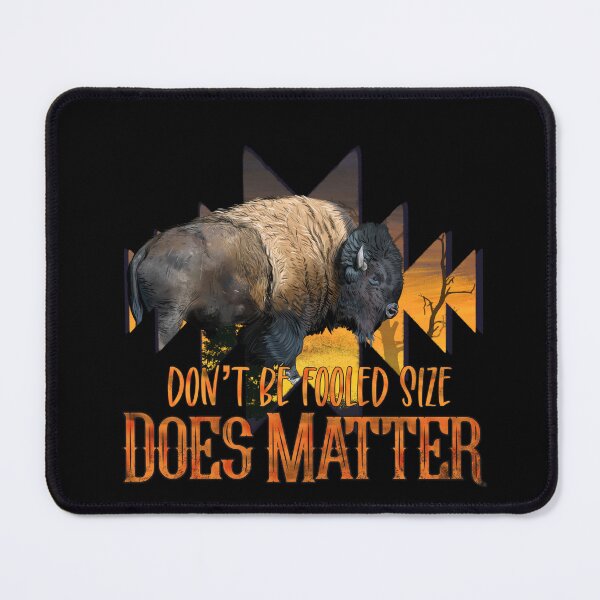 Item preview, Size matters Bison designed and sold by SaintsPlace.