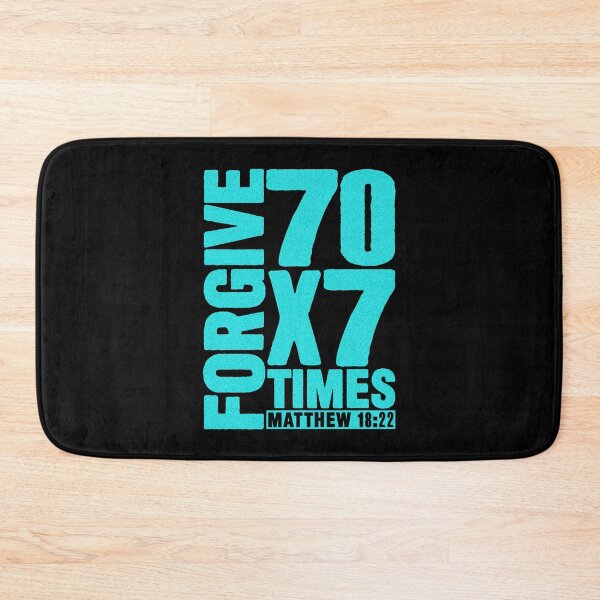 Item preview, Forgive 70 x 7 Times - Matthew 18:22 designed and sold by plushism.