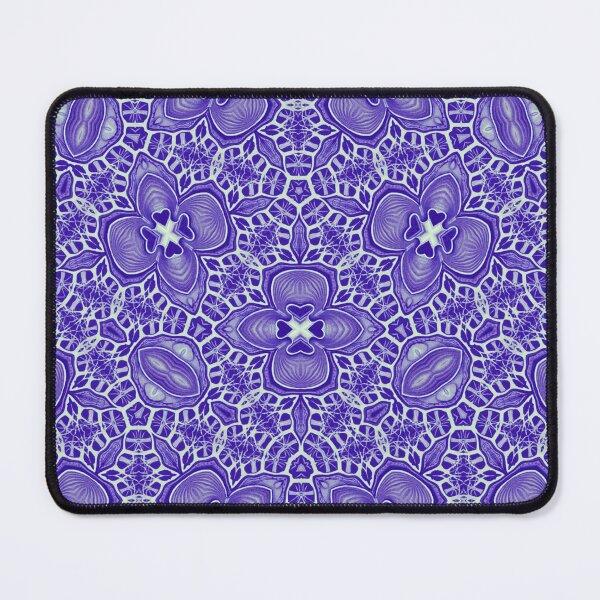 Item preview, Striking Perriwinkle and White Penrose Seamless Pattern designed and sold by protegra.