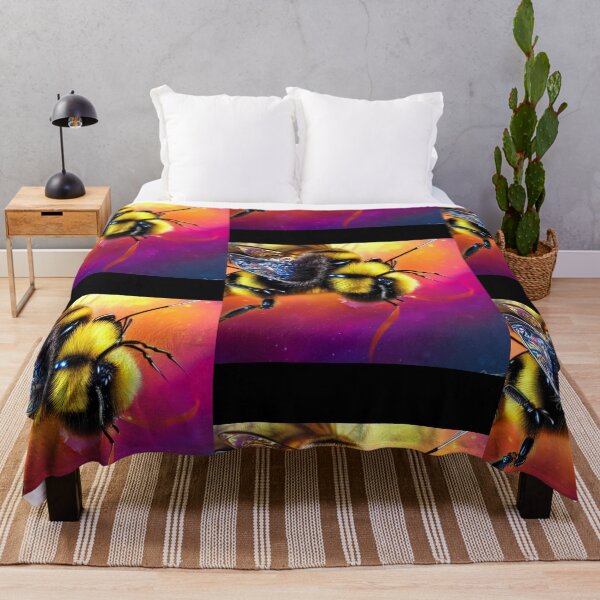 Item preview, Bio-Mechanical AI Fantasy Bumblebee Colorful Design designed and sold by EarthArtDesigns.