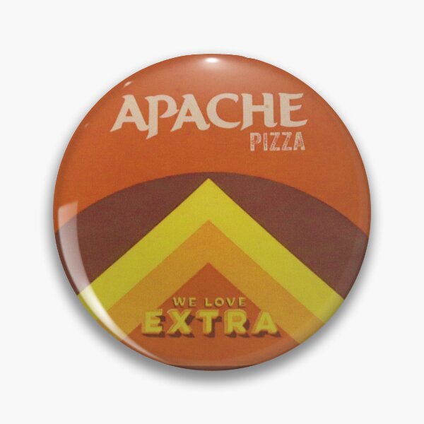Item preview, Apache Pizza Sticker/Pin designed and sold by Louizaverse.