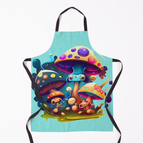 Item preview, Group of Funny Psychedelic Magic Mushrooms designed and sold by KOTOdesign.