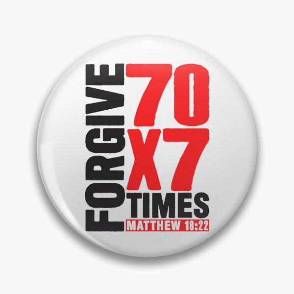 Item preview, Forgive 70 x 7 Times - Matthew 18:22 designed and sold by plushism.