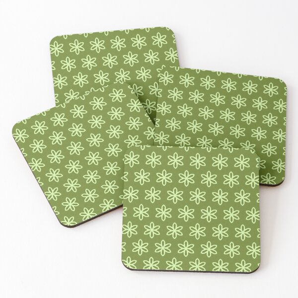 Item preview, Sage and Light Green Floral Pattern designed and sold by BluePlanetMerch.