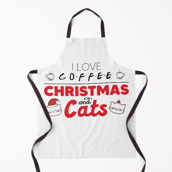 Item preview, I love coffee christmas and cats designed and sold by LaBoutiqueCool.