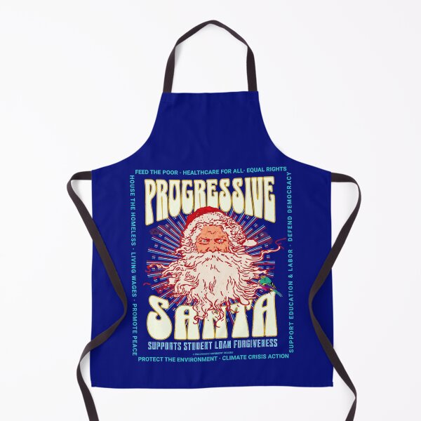 Item preview, PMD00091 Progressive Movement Designs vintage Progressive Santa apoya el perdón de préstamos estudiantiles pájaro Navidad no suéter feo para progresistas designed and sold by ProgressiveLeft.
