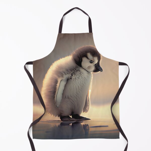 Aperçu de l'œuvre Bright Photograph of a Baby Penguin Digital Painting créée et vendue par CodeAndColors.