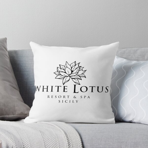 Artikel-Vorschau von Der Weiße Lotus (Schwarz), designt und verkauft von Lost In Shirts.