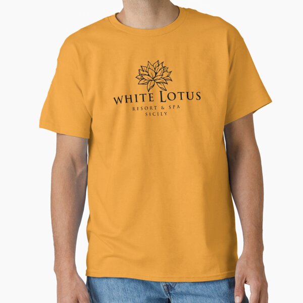 Aperçu de l'œuvre Le Lotus Blanc (Noir) créée et vendue par Lost In Shirts.
