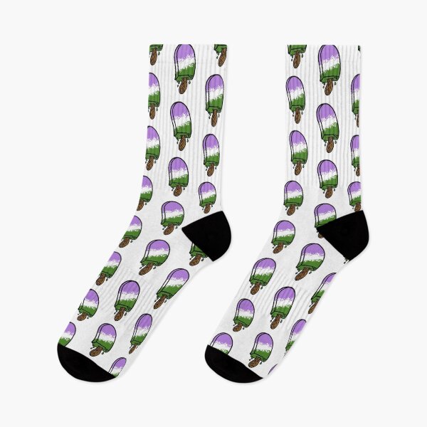 Item preview, Genderqueer Pride Popsicle designed and sold by NerdyCupcake559.