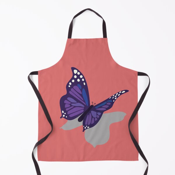 Item preview, Purple Butterfly with Polka Dots designed and sold by TheCatmeow2000.