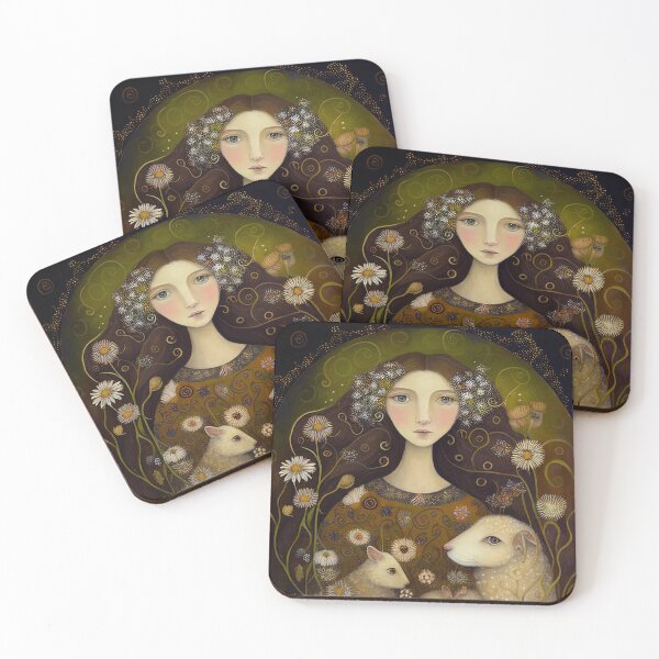Item preview, Shepherdess in Flowers  designed and sold by Susan  Gallagher.