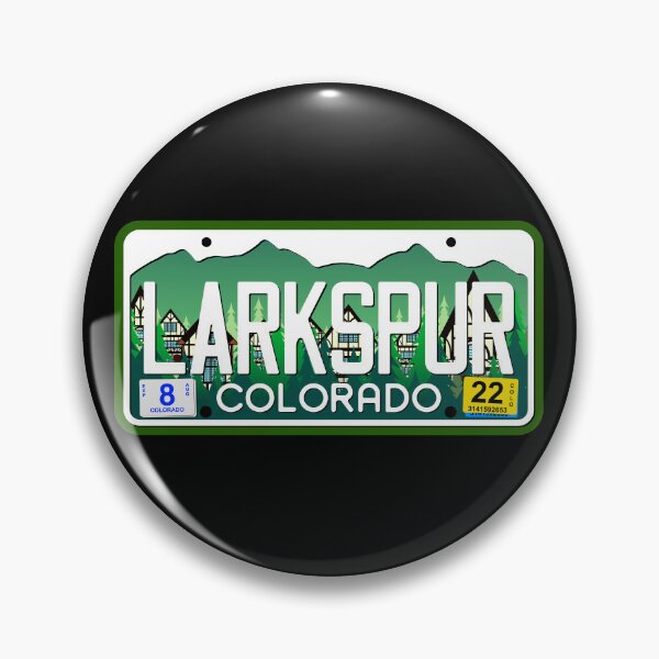 Item preview, Colorado License Plate - LARKSPUR  designed and sold by RonTo.