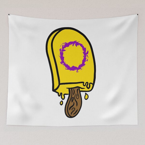 Item preview, Intersex Pride Popsicle designed and sold by NerdyCupcake559.