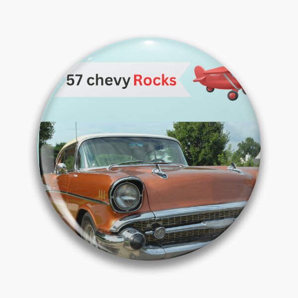 Artikelvorschau, 1957 klassisches Chevy-Auto und Flugzeug entworfen und verkauft von LGMmugsdesign.