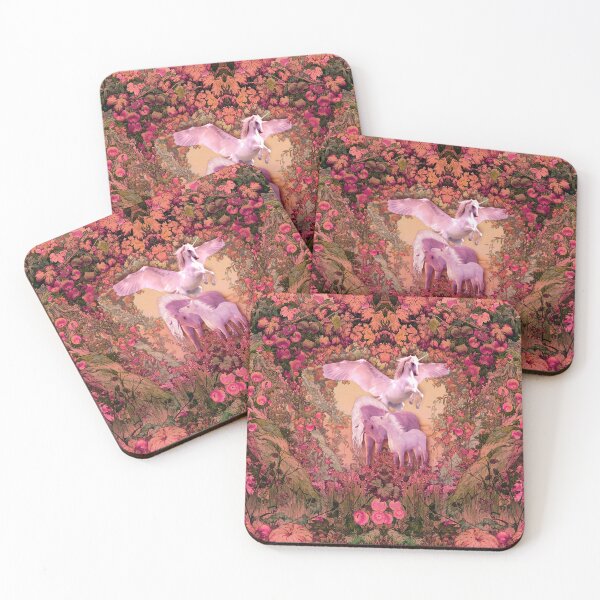 Item preview, Unicorn secret peach garden designed and sold by WestIndigo.