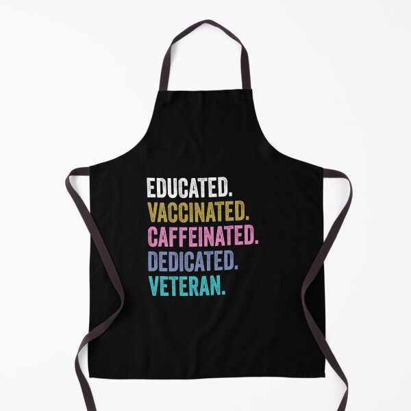 Item preview, veteran Shirt, Educated Dedicated Vaccinated veteran designed and sold by Dogs Geeky⭐⭐⭐⭐⭐.