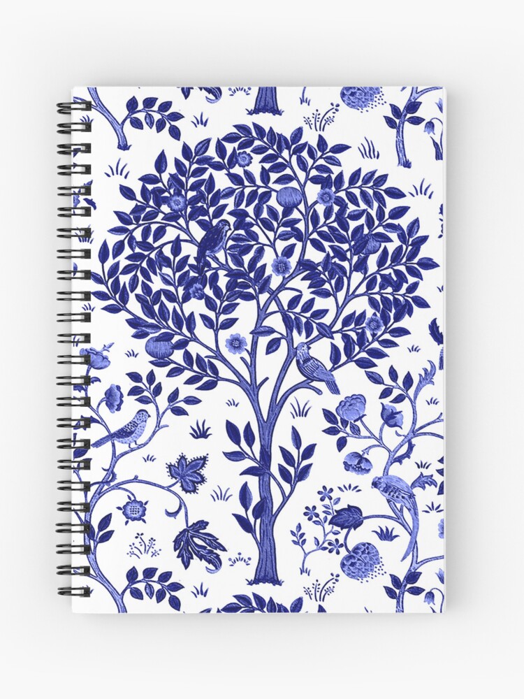 Blue tree notebook