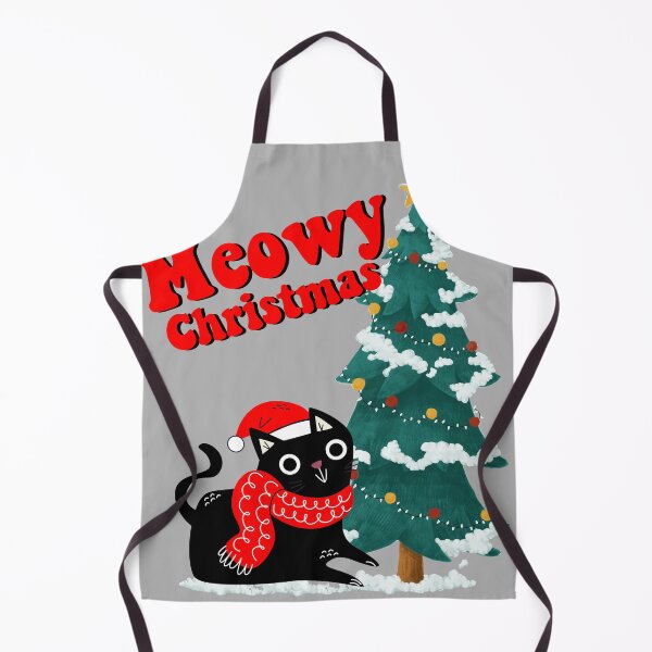 Item preview, Funny Black Cat Pushing Christmas Tree designed and sold by seritik.