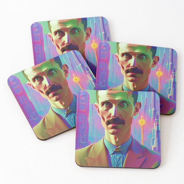 Item preview, Nikola Tesla Poster No1 designed and sold by angelisart.