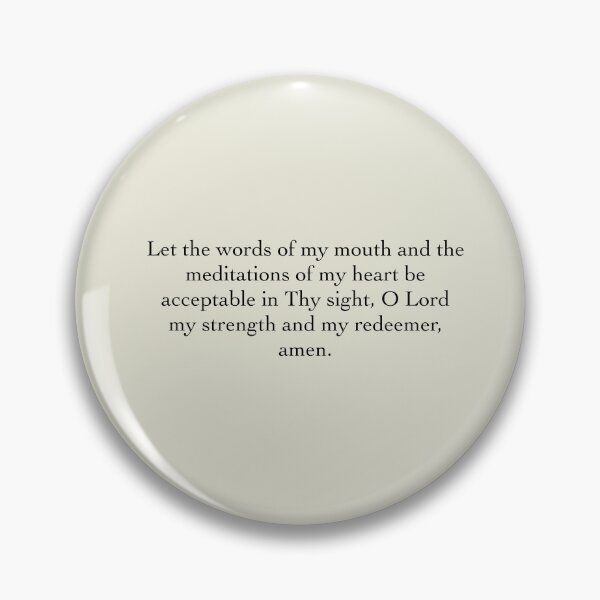 Item preview, Psalm 19:14 designed and sold by Gracie C..