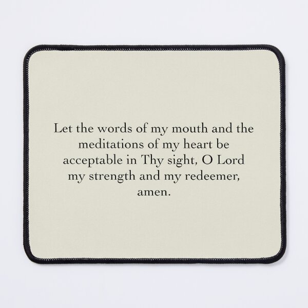 Item preview, Psalm 19:14 designed and sold by Gracie C..