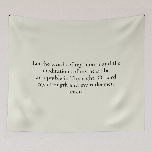 Item preview, Psalm 19:14 designed and sold by Gracie C..