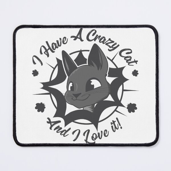 Item preview, I Have A Crazy Cat And I Love it Coffee Mug  designed and sold by Creatrick.